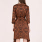 Albion Women Rust Smart Dress