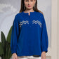 Albion Smart Ladies Blue Top