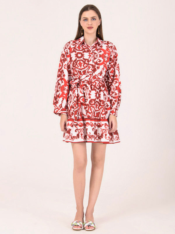 Albion Women Red Smart Dress
