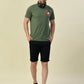 Albion Premium Cyan Green Men T-Shirt