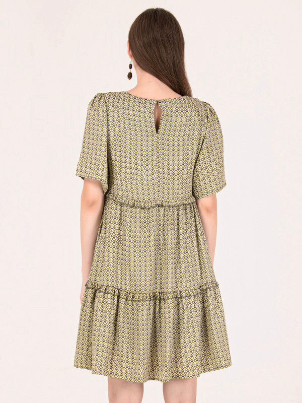 Albion Women Green Smart Dress
