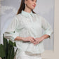 Albion Smart Ladies Green Top