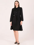 Albion Women Black Smart Dress