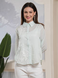 Albion Smart Ladies Green Top