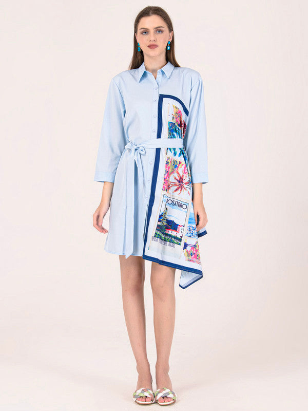 Albion Women Blue Smart Dress
