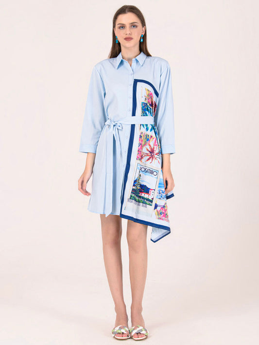 Albion Women Blue Smart Dress