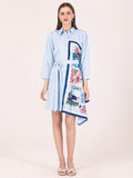 Albion Women Blue Smart Dress