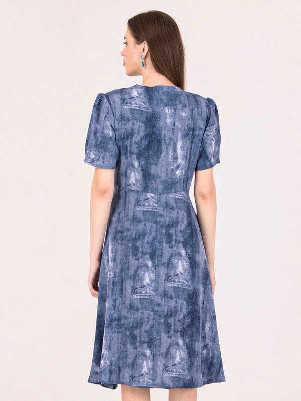 Albion Women Blue Smart Dress