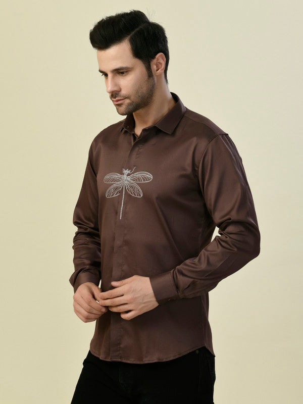 Albion Premium Manzon Onion (Brown) Men Shirt