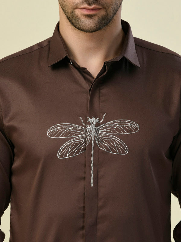 Albion Premium Manzon Onion (Brown) Men Shirt