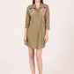 Albion Women Beige Smart Dress