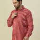 Albion Premium Cafe Red Men Shirt
