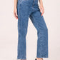 Albion Women Light Blue Smart Straight Jeans