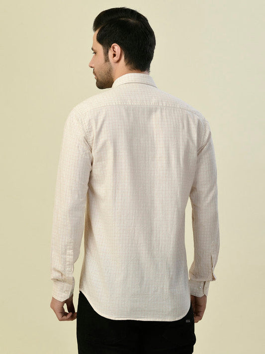 Albion Premium Aeromen Checks Men Shirt