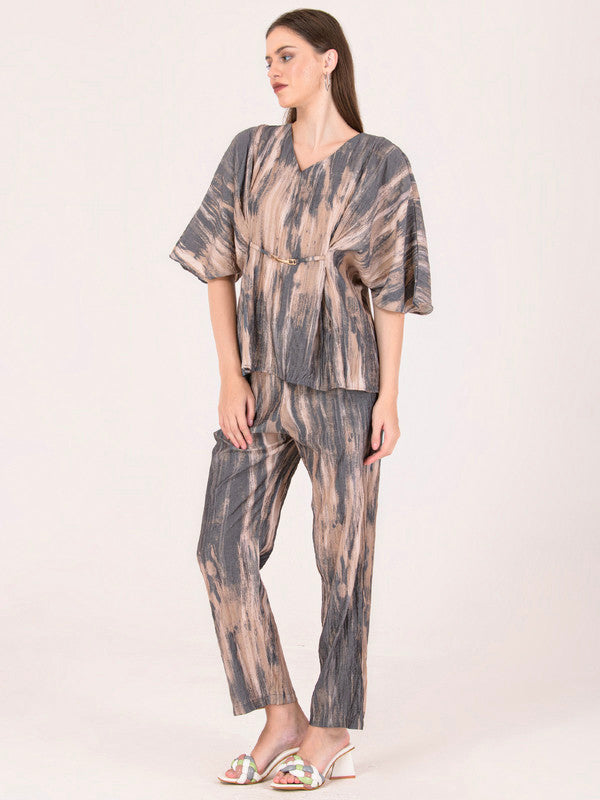 Albion Women Brown Smart Co-ord sets