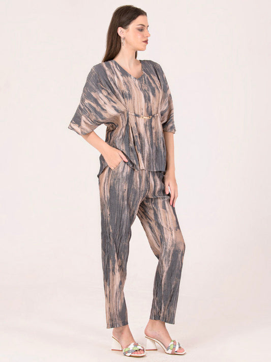 Albion Women Brown Smart Co-ord sets