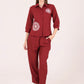Albion Women Mehroon Smart Co-ord sets