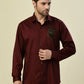 Albion Premium Manzon Wine Men Shirt
