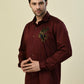 Albion Premium Manzon Wine Men Shirt