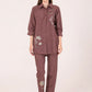 Albion Women Brown Smart Co-ord sets