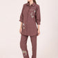 Albion Women Brown Smart Co-ord sets