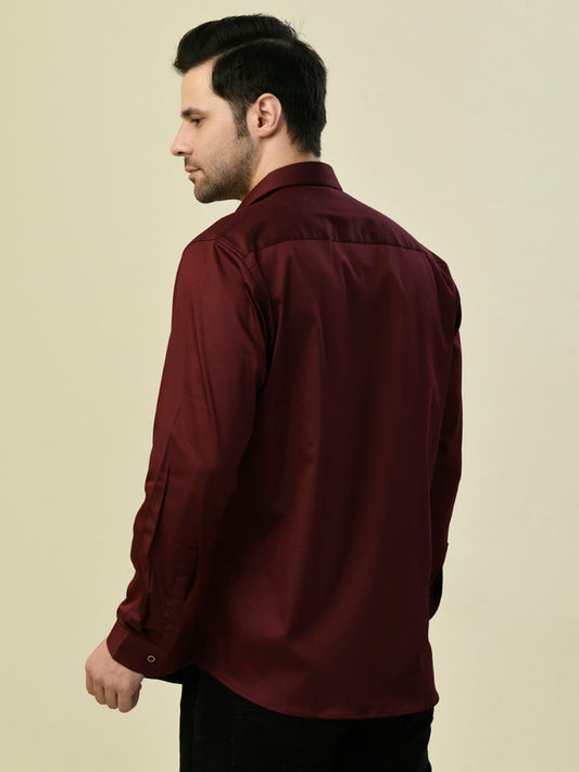 Albion Premium Manzon Wine Men Shirt