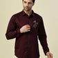 Albion Premium Flirt Wine Men Shirt