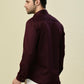 Albion Premium Flirt Wine Men Shirt