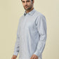 Albion Premium Cafe Blue Men Shirt