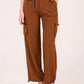 Albion Women Mehroon Smart Trousers