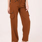 Albion Women Mehroon Smart Trousers