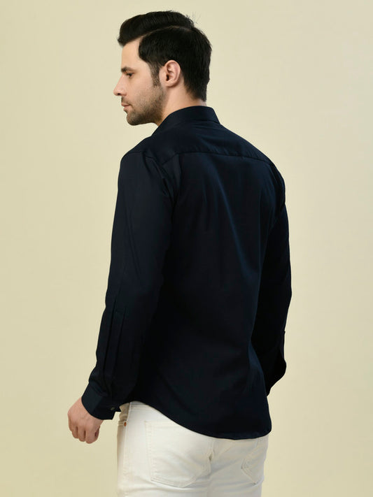 Albion Premium Manzon Blue Men Shirt