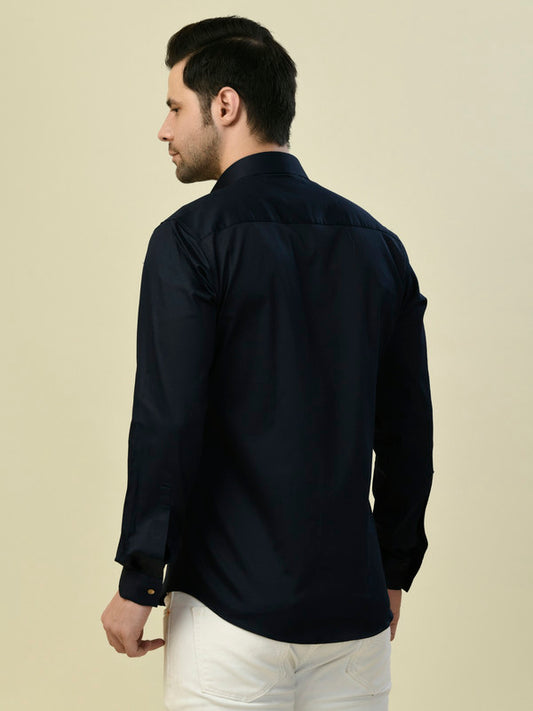 Albion Premium Manzon N Blue Men Shirt