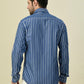 Albion Premium Cafe Blue Men Shirt
