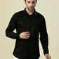 Albion Premium Manzon Black Men Shirt