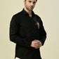 Albion Premium Manzon Black Men Shirt