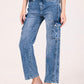 Albion Women Light Blue Smart Straight Jeans