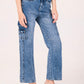 Albion Women Light Blue Smart Straight Jeans