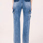 Albion Women Light Blue Smart Straight Jeans