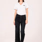 Albion Women OD Black Smart Straight Jeans