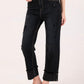 Albion Women OD Black Smart Straight Jeans