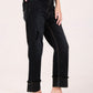 Albion Women OD Black Smart Straight Jeans
