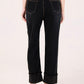 Albion Women OD Black Smart Straight Jeans