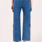 Albion Women Mid Blue Smart Straight Jeans