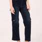 Albion Women OD Black Smart Straight Jeans