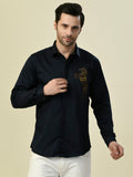 Albion Premium Manzon Blue Men Shirt