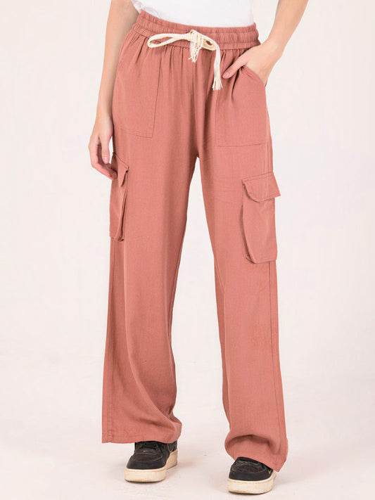 Albion Women Pink Smart Trousers