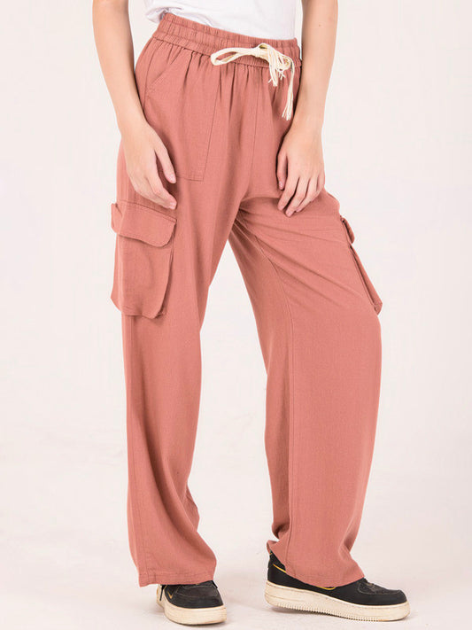 Albion Women Pink Smart Trousers
