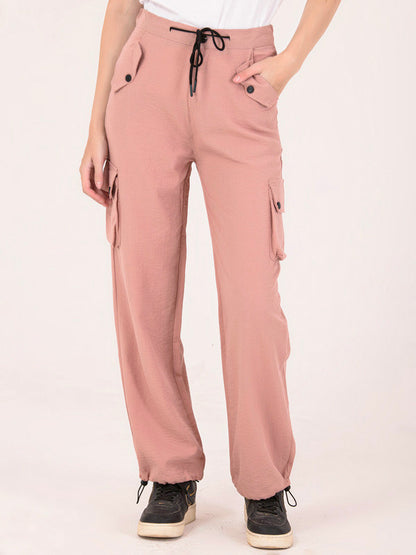 Albion Women Beige Smart Trousers