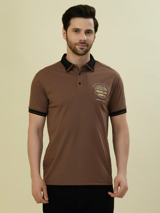 Albion Premium Men 40 Brown T-Shirt